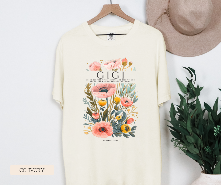 Mom/Grandmother Customizable Proverbs Comfort Colors Tee