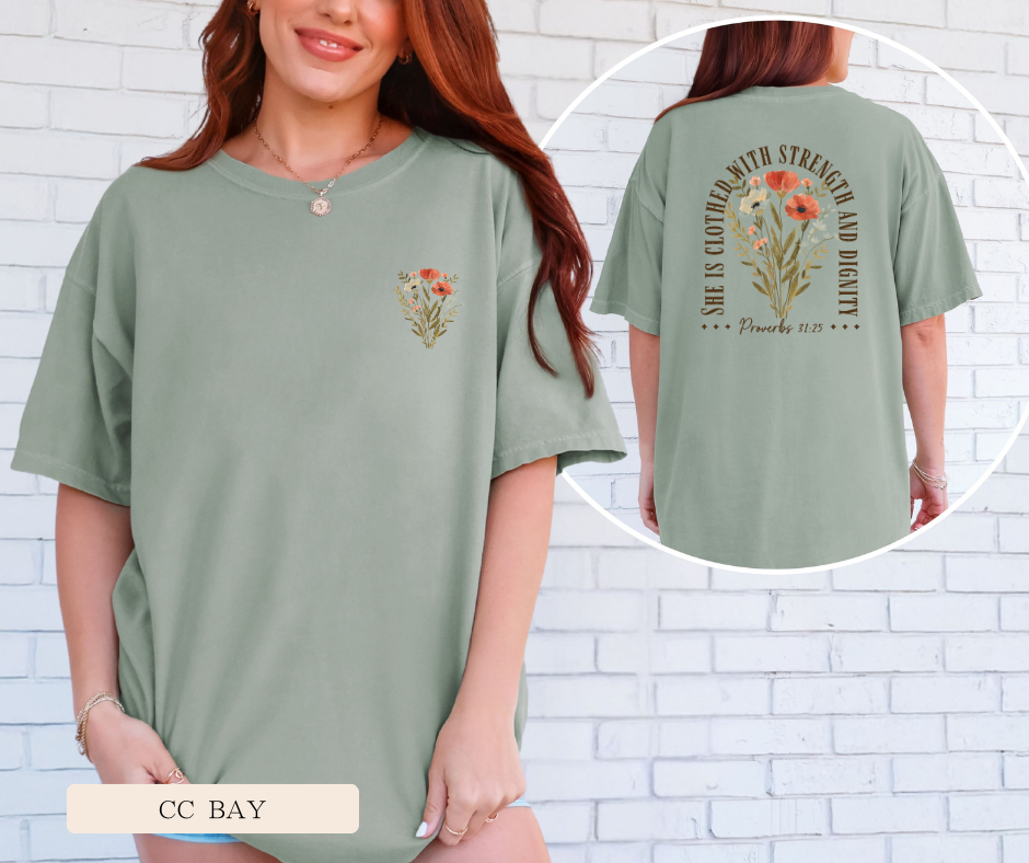 Adult Proverbs 31 Comfort Colors Tee