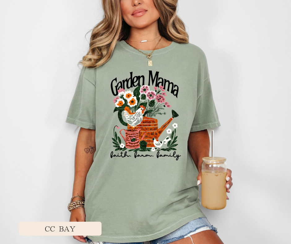 Adult Garden Mama Comfort Colors Tee