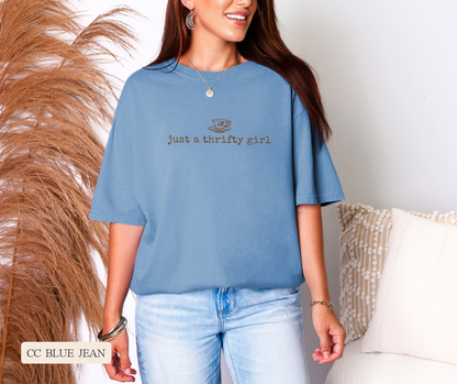 Adult Comfort Colors Thrifty Girl Graphic Tee