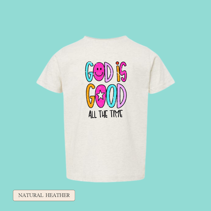 Toddler God is Good Short Sleeve Graphic Tee