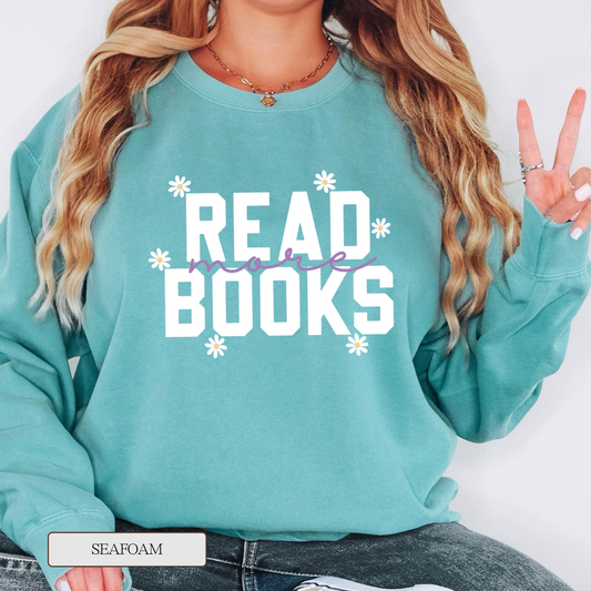 Comfort Colors Read More Books Graphic Sweatshirt