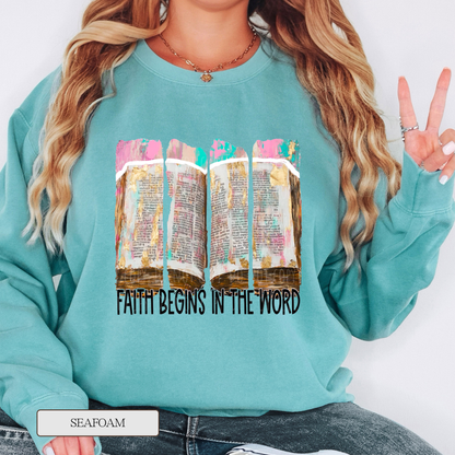 Comfort Colors In The Word Child Graphic Sweatshirt