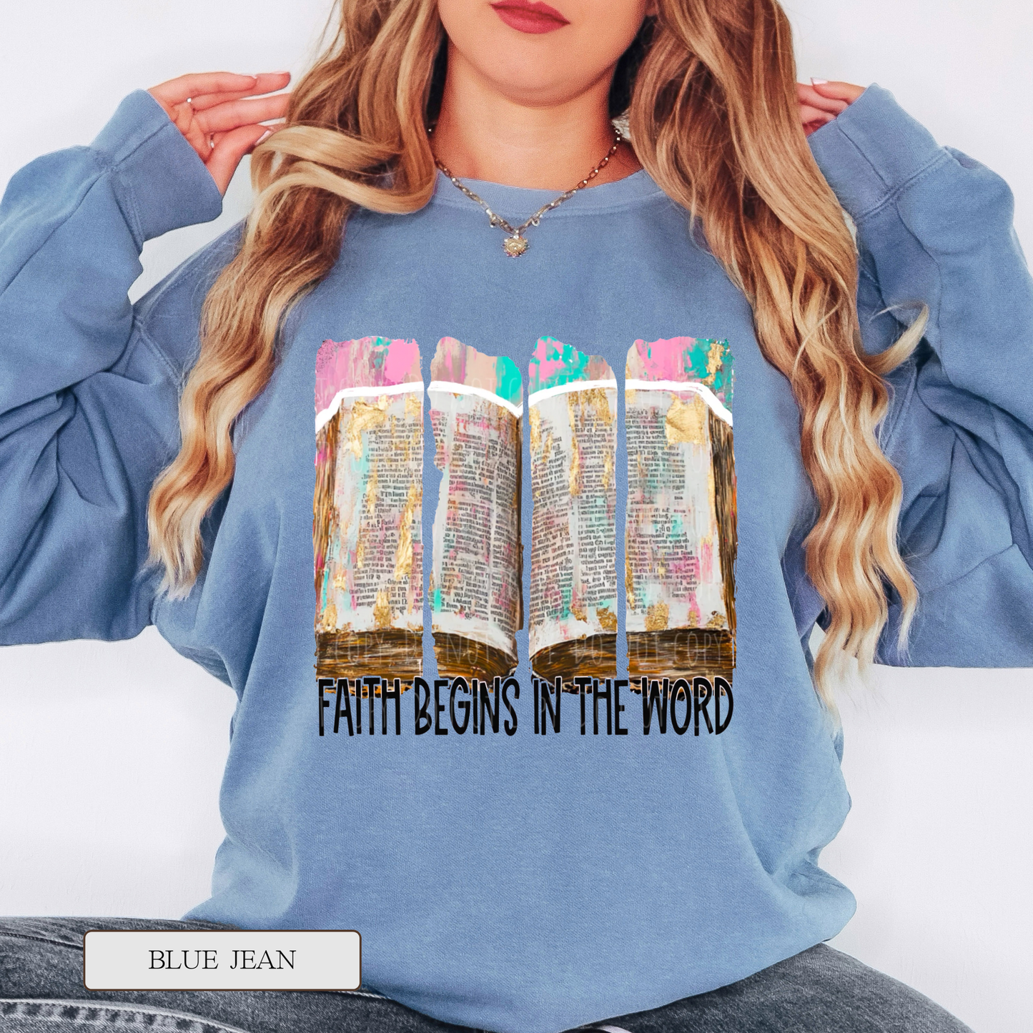 Comfort Colors In The Word Child Graphic Sweatshirt