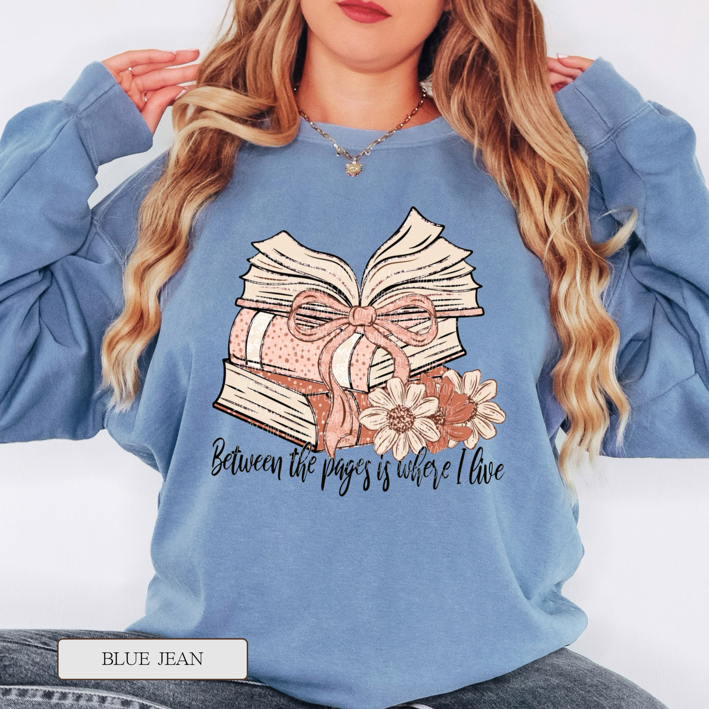Comfort Colors Between The Pages Graphic Sweatshirt