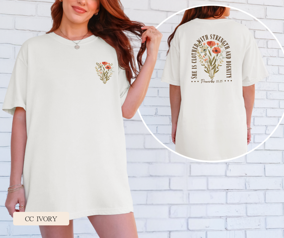 Adult Proverbs 31 Comfort Colors Tee