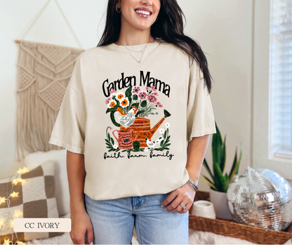 Adult Garden Mama Comfort Colors Tee