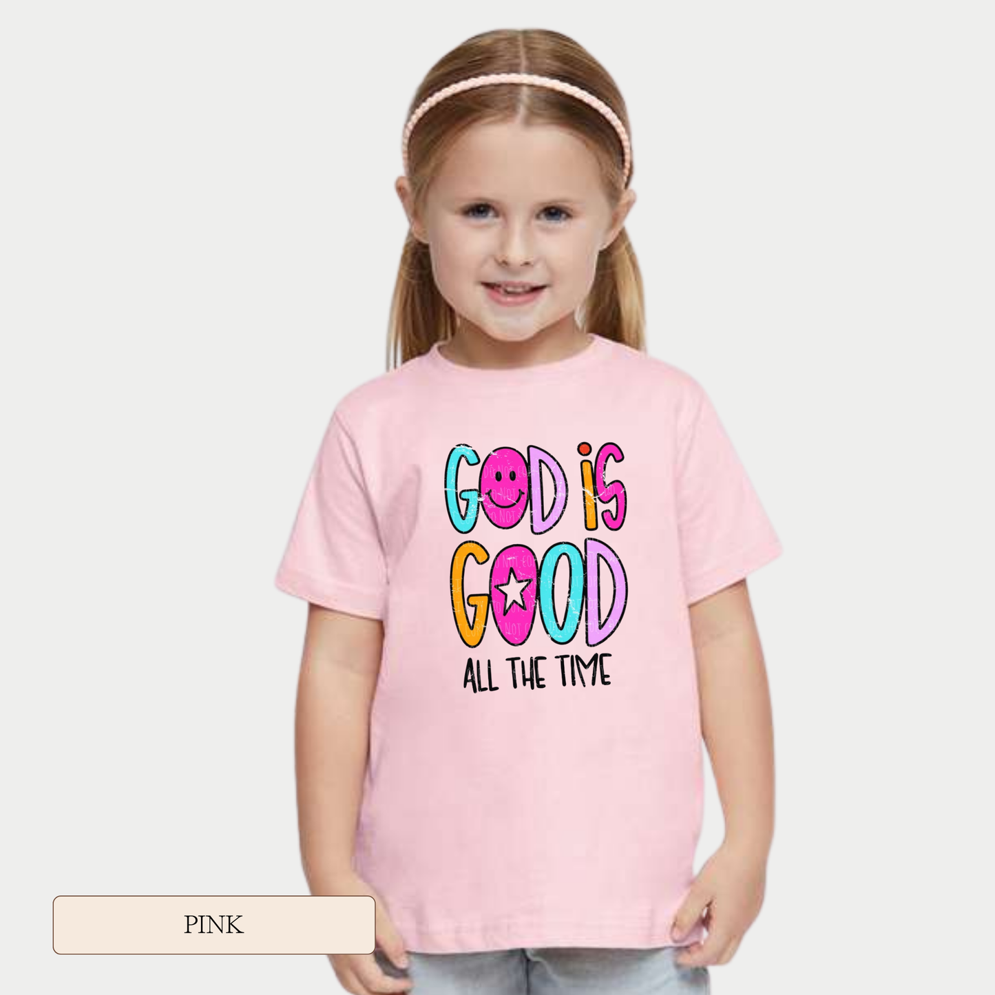 Toddler God is Good Short Sleeve Graphic Tee
