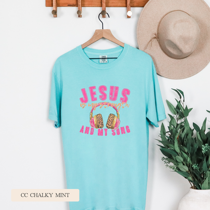 Youth Comfort Colors Short Sleeve Jesus is My Strength T Shirt
