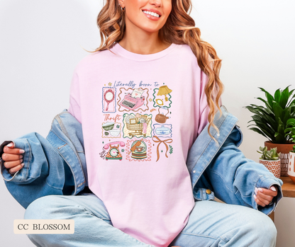Adult Comfort Colors Born to Thrift Color Graphic Tee