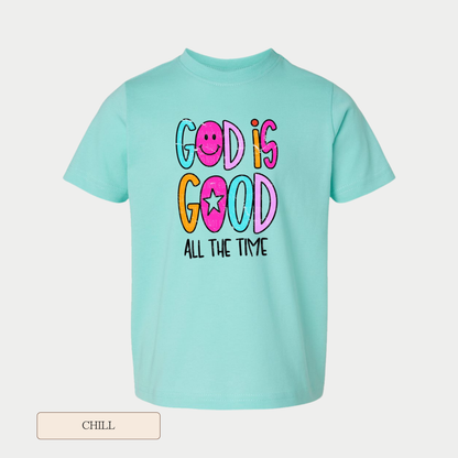 Toddler God is Good Short Sleeve Graphic Tee