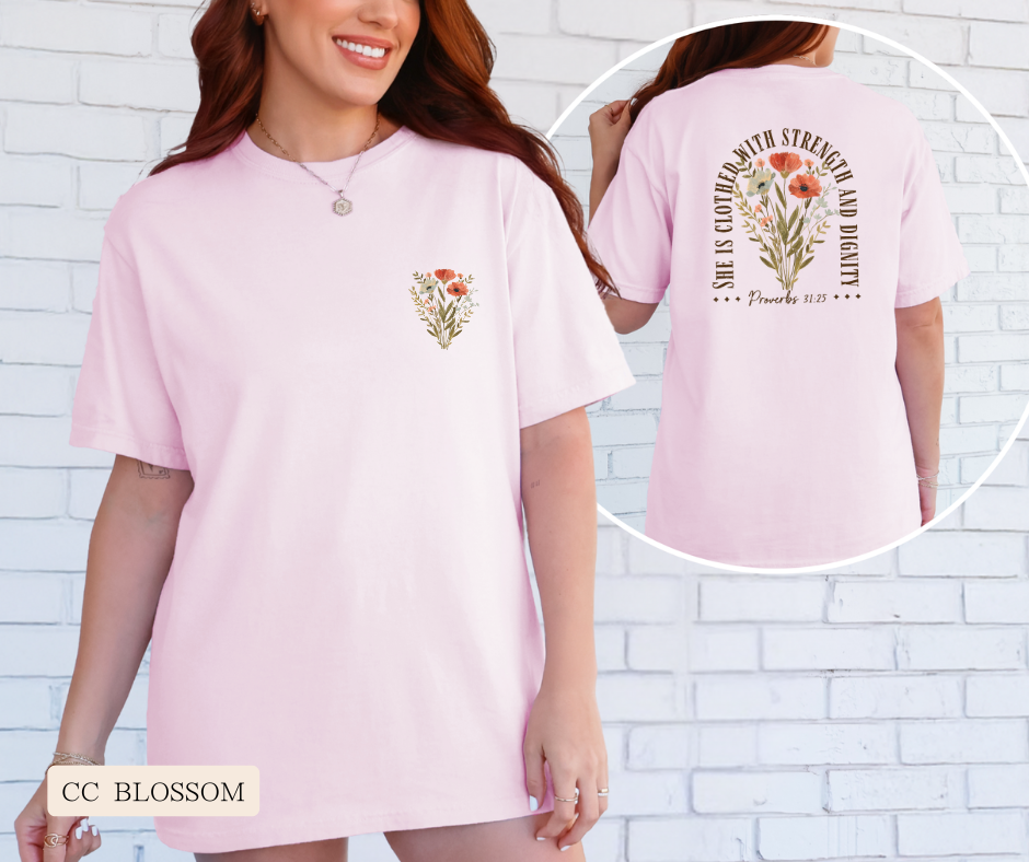 Adult Proverbs 31 Comfort Colors Tee