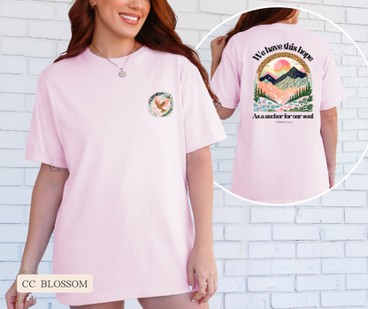 Adult We Have This Hope Comfort Colors Tee