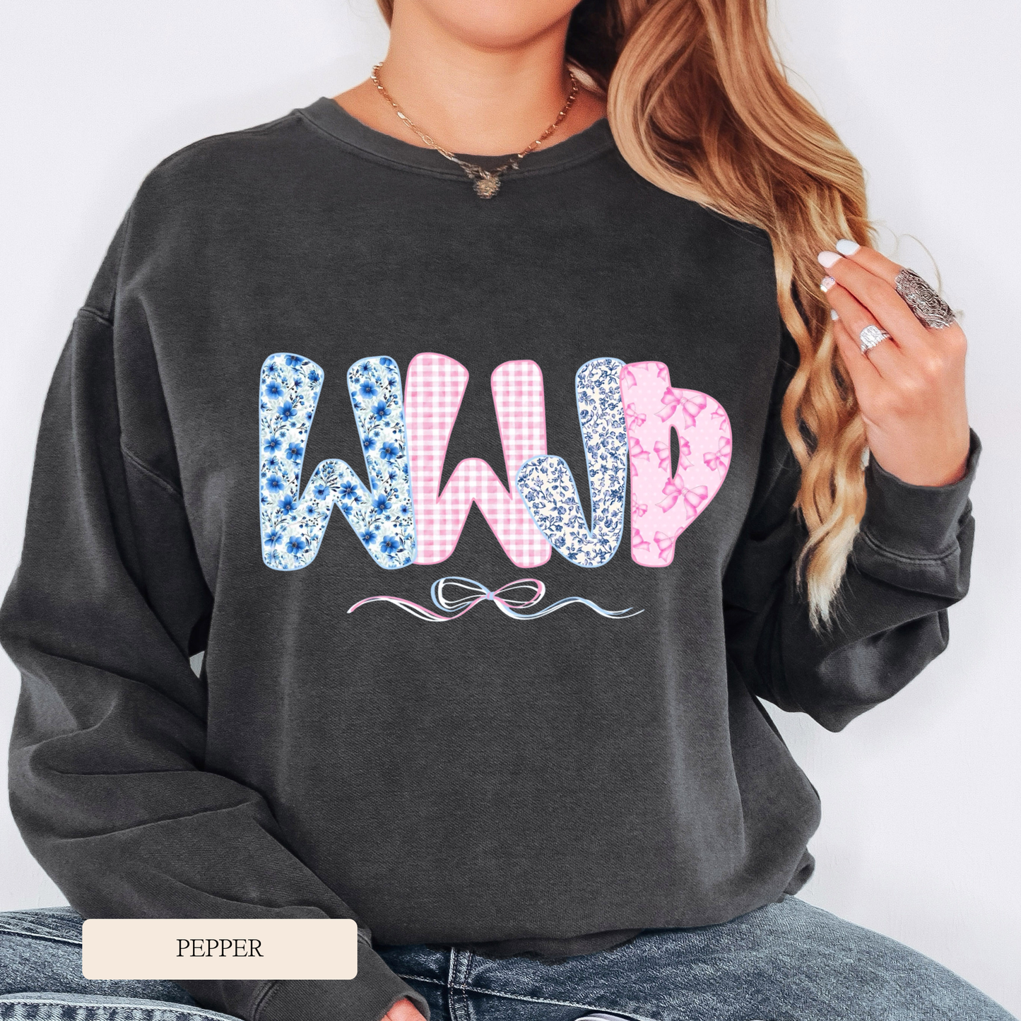 Comfort Colors WWJD Graphic Sweatshirt