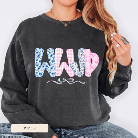 Comfort Colors WWJD Graphic Sweatshirt