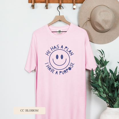 Youth Comfort Colors Short Sleeve Tee He Has a Plan