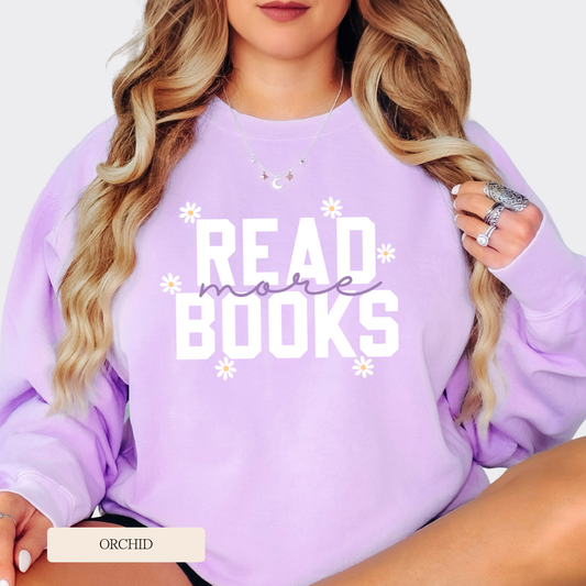 Comfort Colors Read More Books Graphic Sweatshirt