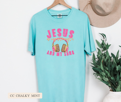 Adult Jesus is My Strength Comfort Colors Tee