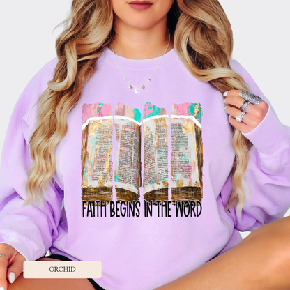 Comfort Colors In The Word Child Graphic Sweatshirt