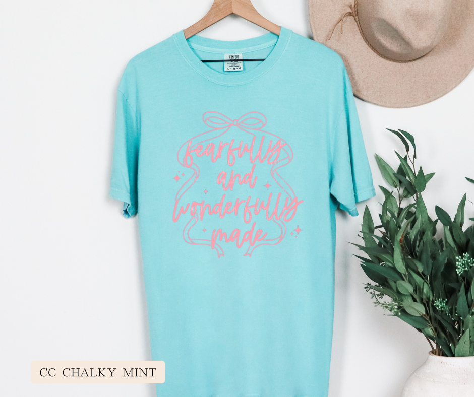 Adult Fearfully Wonderfully Made Coquette Tee