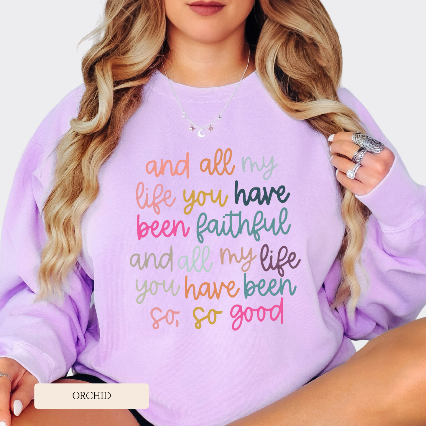 Comfort Colors All My Life Graphic Sweatshirt