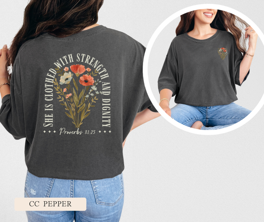 Adult Proverbs 31 Comfort Colors Tee