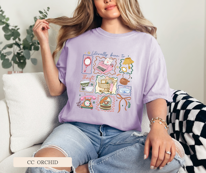 Adult Comfort Colors Born to Thrift Color Graphic Tee