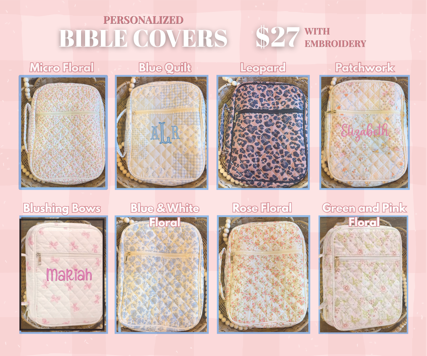 Personalized Bible Covers