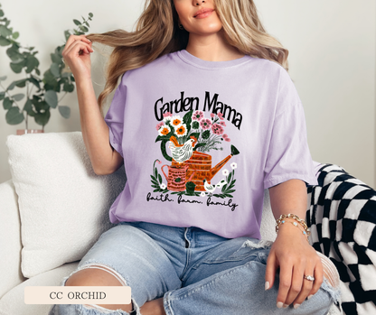 Adult Garden Mama Comfort Colors Tee