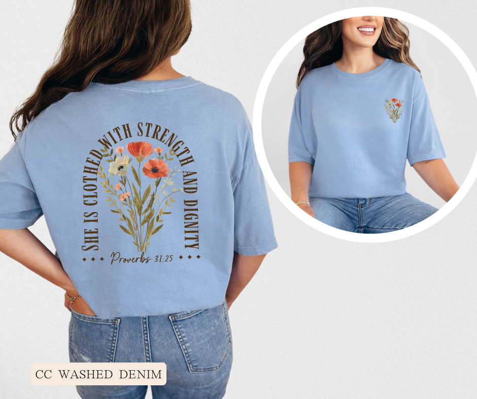 Adult Proverbs 31 Comfort Colors Tee