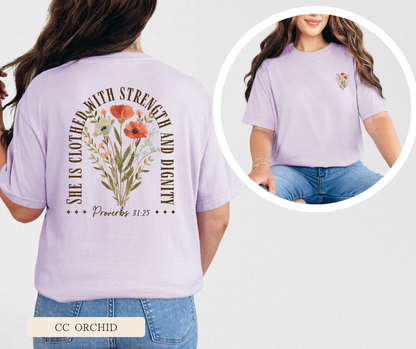 Adult Proverbs 31 Comfort Colors Tee