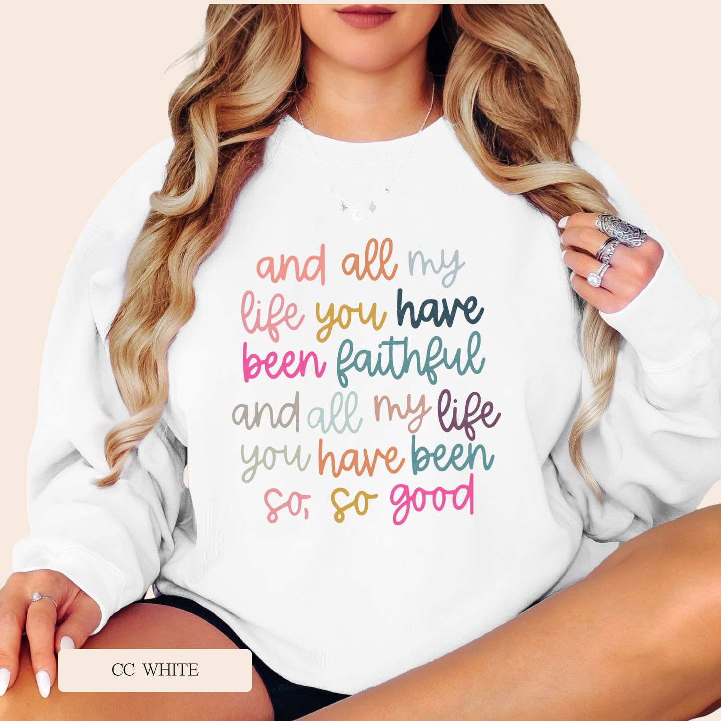 Comfort Colors All My Life Graphic Sweatshirt