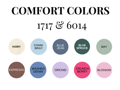 Adult Peace & Kindness Comfort Colors Tee