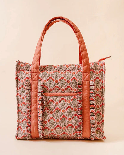 Everbloom Dusty Rose The Everyday Quilted Tote Bag