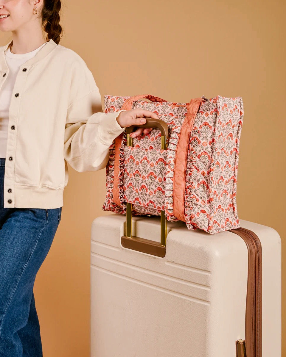 Everbloom Dusty Rose The Everyday Quilted Tote Bag