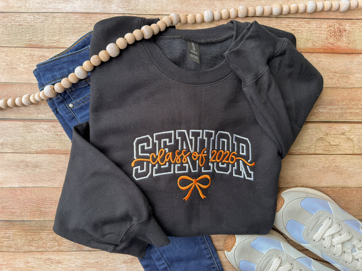 "SENIOR" Embroidered Sweatshirt
