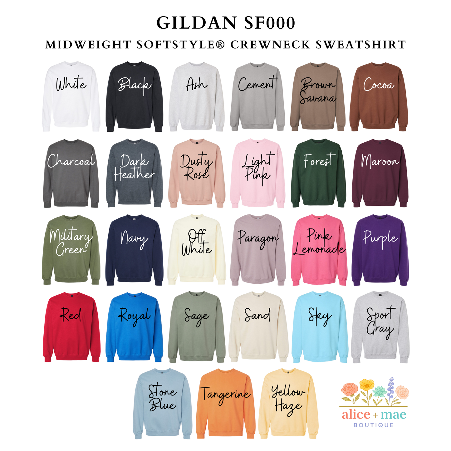 "SENIOR" Embroidered Sweatshirt