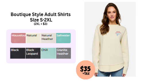 Adult Boutique Personalized Sweatshirt